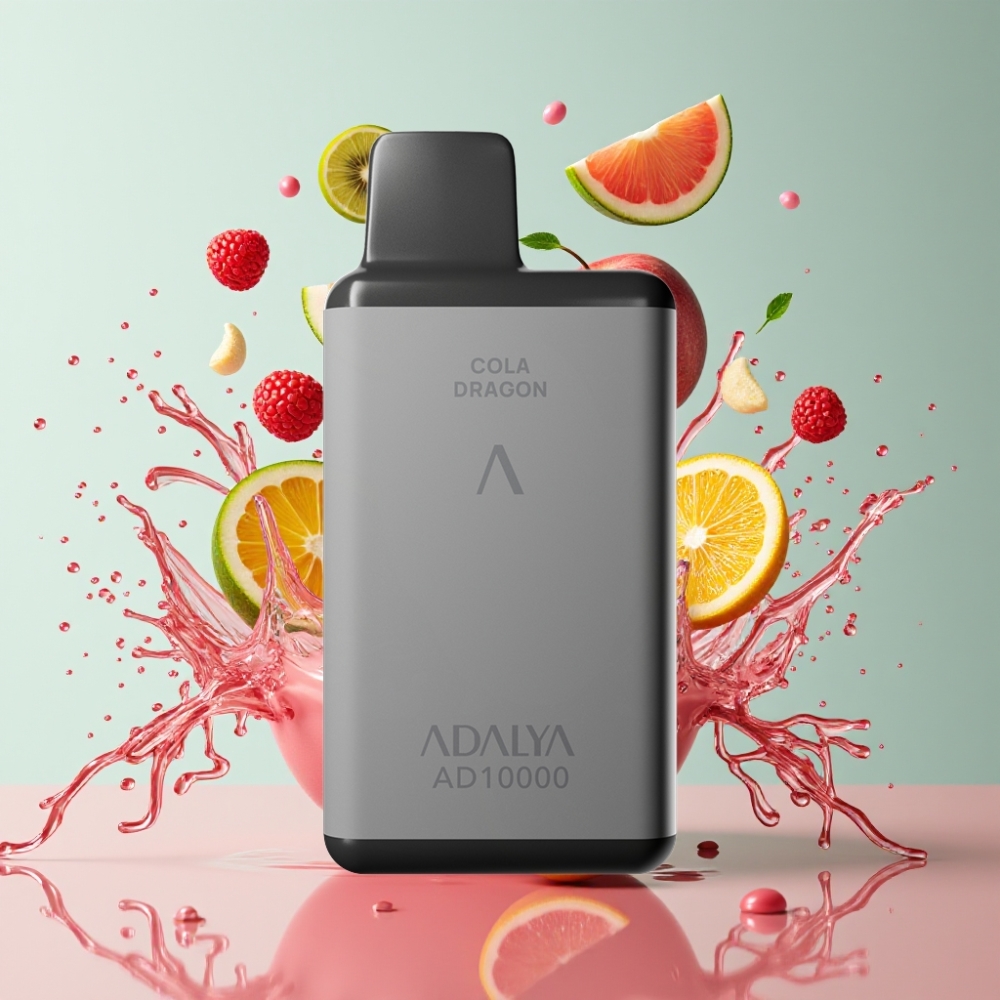 Adalya AD 10000 Puff Italia Ingrosso Sigaretta elettronica usa e getta Mi Amor Grigio Spazio 14ml 2% USB-C