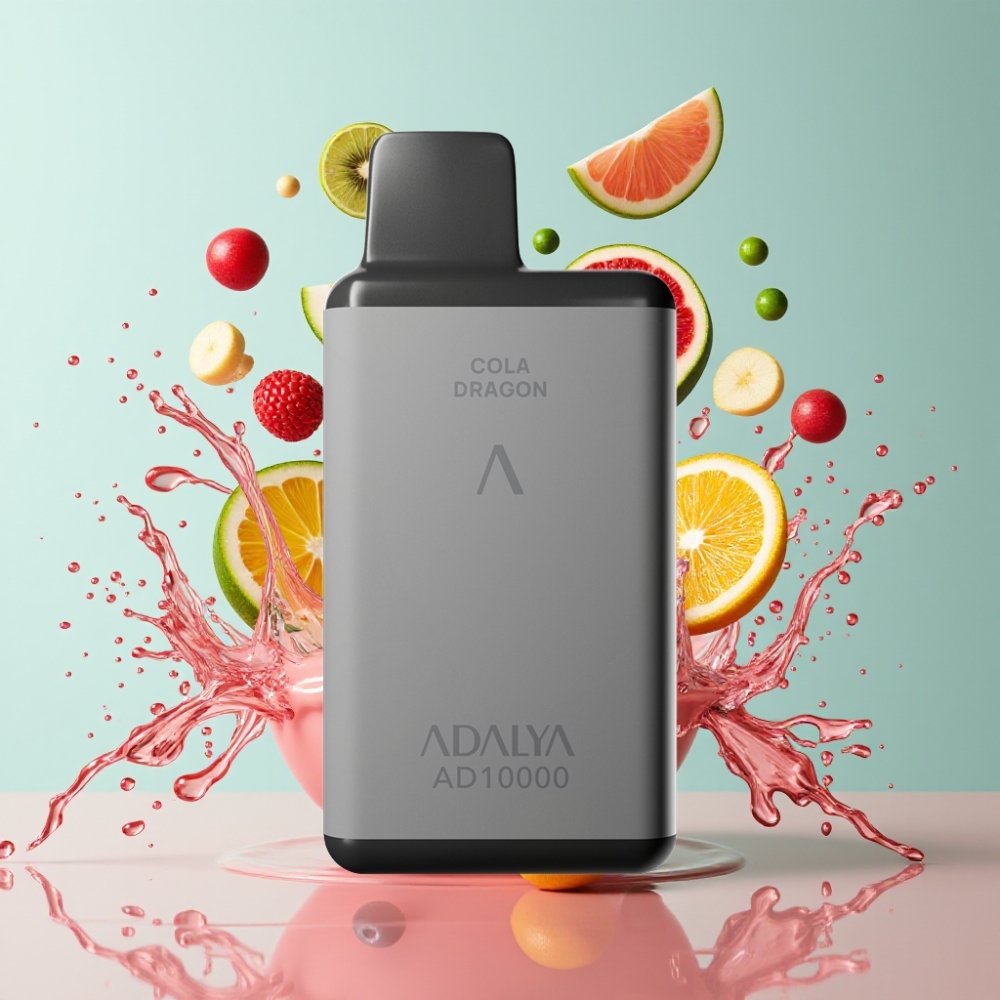 Adalya AD 10000 Puff Italia Ingrosso Sigaretta elettronica usa e getta Signore Grigio Spazio 14ml 2% USB-C