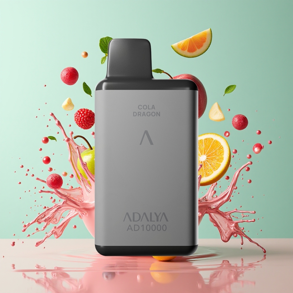 Adalya AD 10000 Puffs Italia Ingrosso Sigaretta elettronica usa e getta Menta Grigio Spazio 14ml 2% USB-C