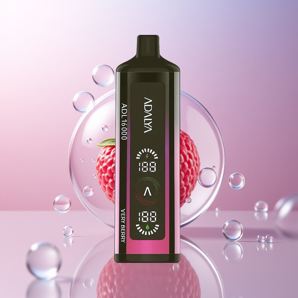Adalya ADL 16000 PRO Puffs Italia Ingrosso Sigaretta elettronica usa e getta Misto di Bacche, 25ml, 2% Nicotina, Ricaricabile USB-C