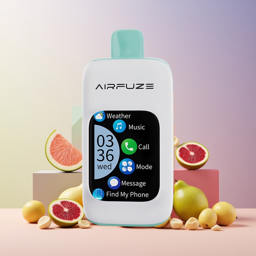 AirFuze Smart 30000 Puff Italia Ingrosso Pod Ricarica USB-C 5% Nicotina Rainbow Frutta Esplosiva