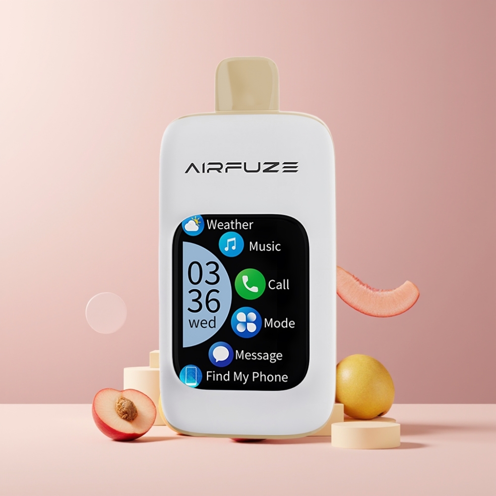 AirFuze Smart 30000 Puffs Disposable Vape Pesca Succosa Italia Ingrosso 5% 900mAh Type-C