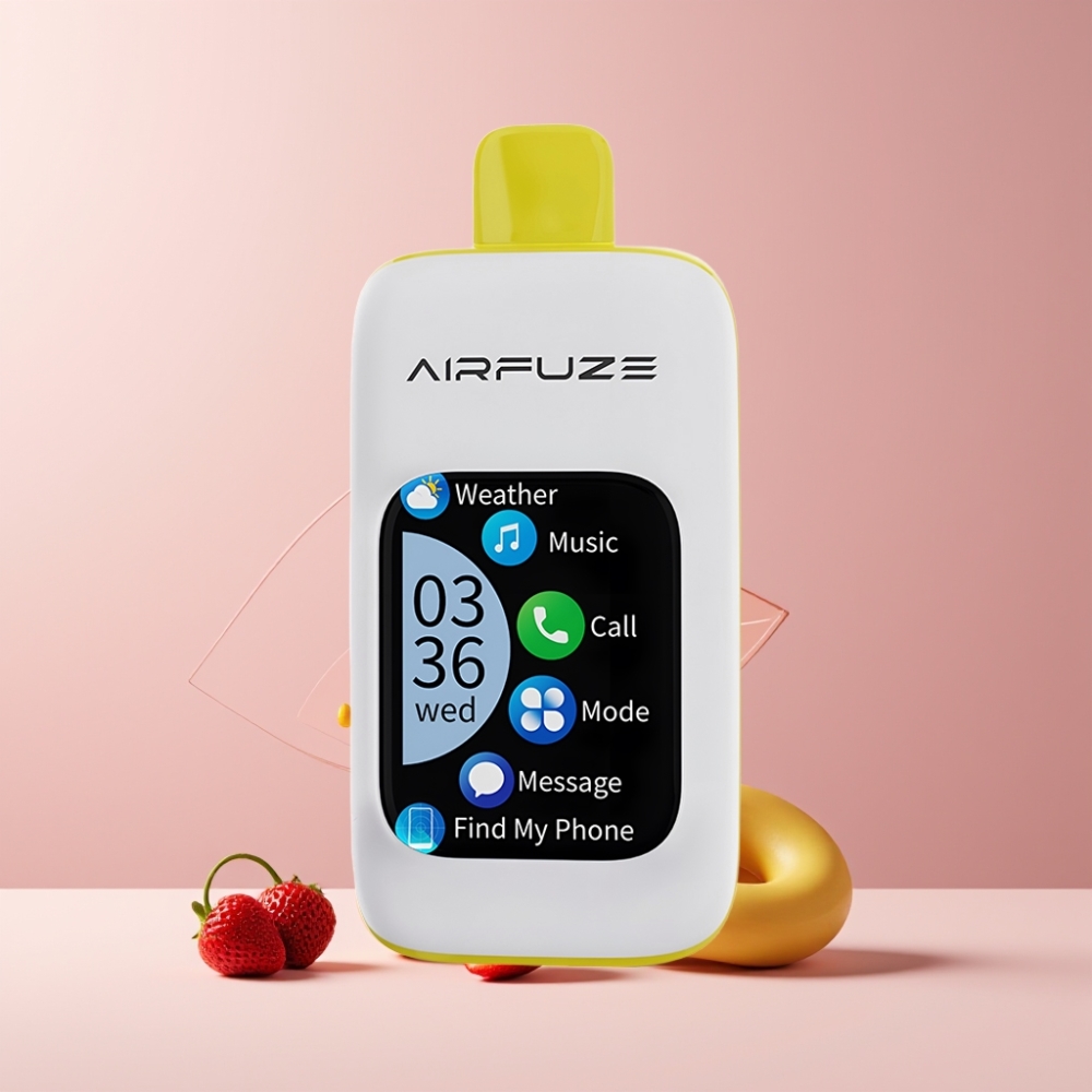 AirFuze Smart 30000 Puffs Italia Ingrosso Pod Disposable - Fragola Banana, 5% Nicotina, 900mAh, Tipo-C
