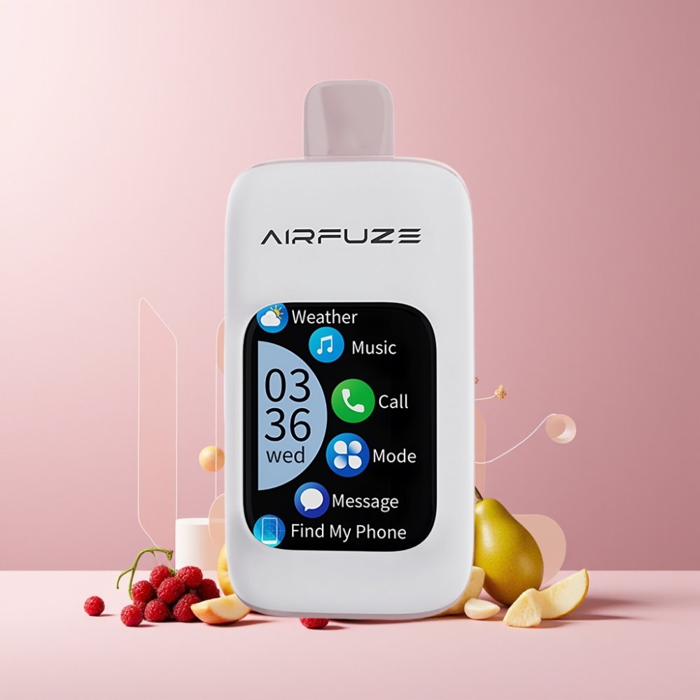 AirFuze Smart 30000 Puffs Italia Ingrosso Pod Disposable con Schermo TFT 2.01" e Tipo-C - Esplosione di Frutti