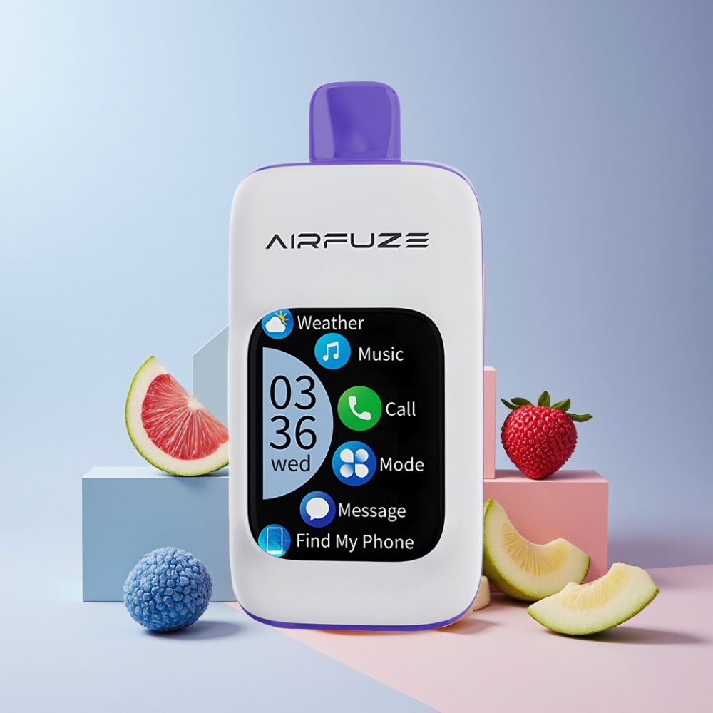 AirFuze Smart 30000 Puffs Italia ingrosso Pod Ricarica Tipo-C 5% Blu Razz Ghiaccio
