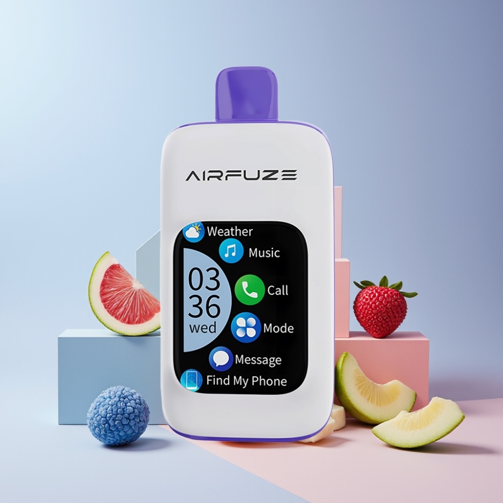 AirFuze Smart Pro 40000 Puffs Italia Ingrosso Disposable Vape Mirtillo Ghiaccio – 900mAh Ricaricabile, 20ML, 2%/5% Nicotina