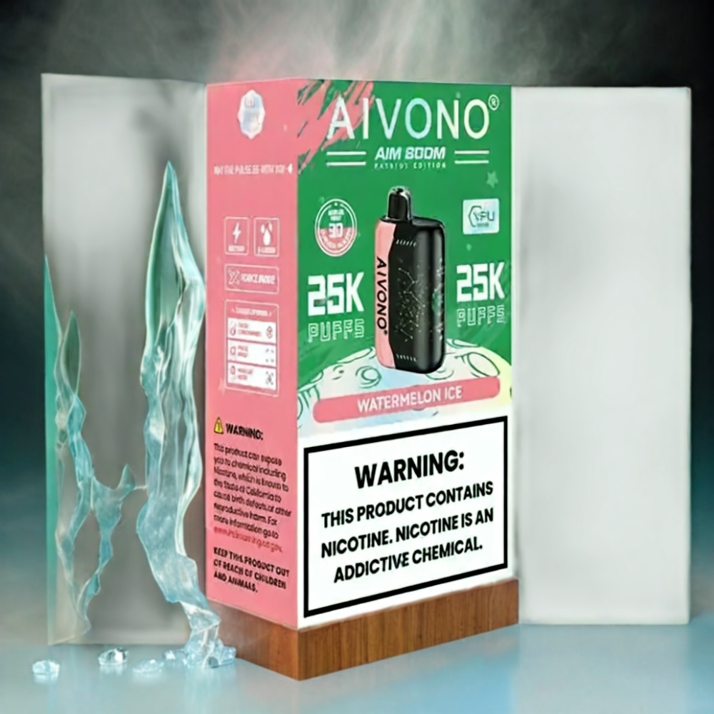 Italia Ingrosso Aivono AIM BOOM 25000 Puffs Sigaretta Elettronica Anguria Ghiacciata - 0%,2%,3%,5% Nicotina, 650mAh