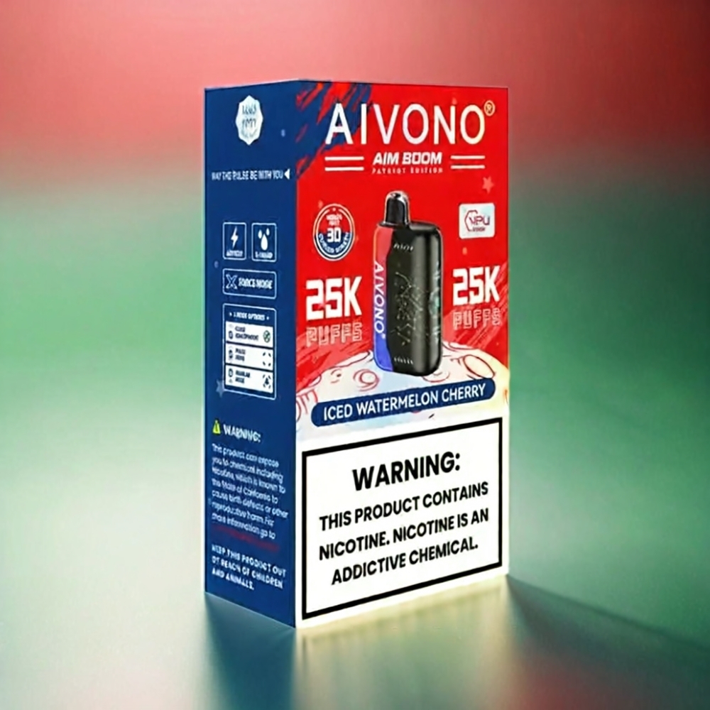 Italia Ingrosso Aivono Aim Boom 25000 Puffs Anguria Ghiacciata Ciliegia 0% 5% Nicotina 650mAh
