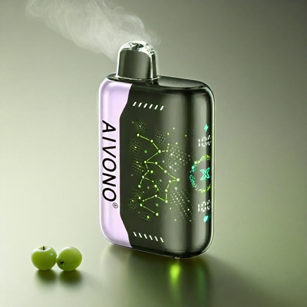 Italia Ingrosso Aivono Aim Boom 25000 Puffs Vape Mela Verde Uva con Batteria 650mAh e Ricarica Type-C