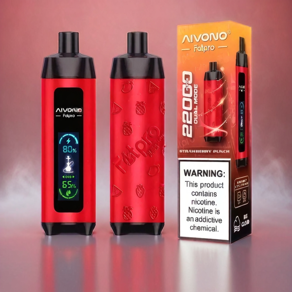 Aivono AIM FATPRO 22000 Puffs Italia Ingrosso Fragola Punch