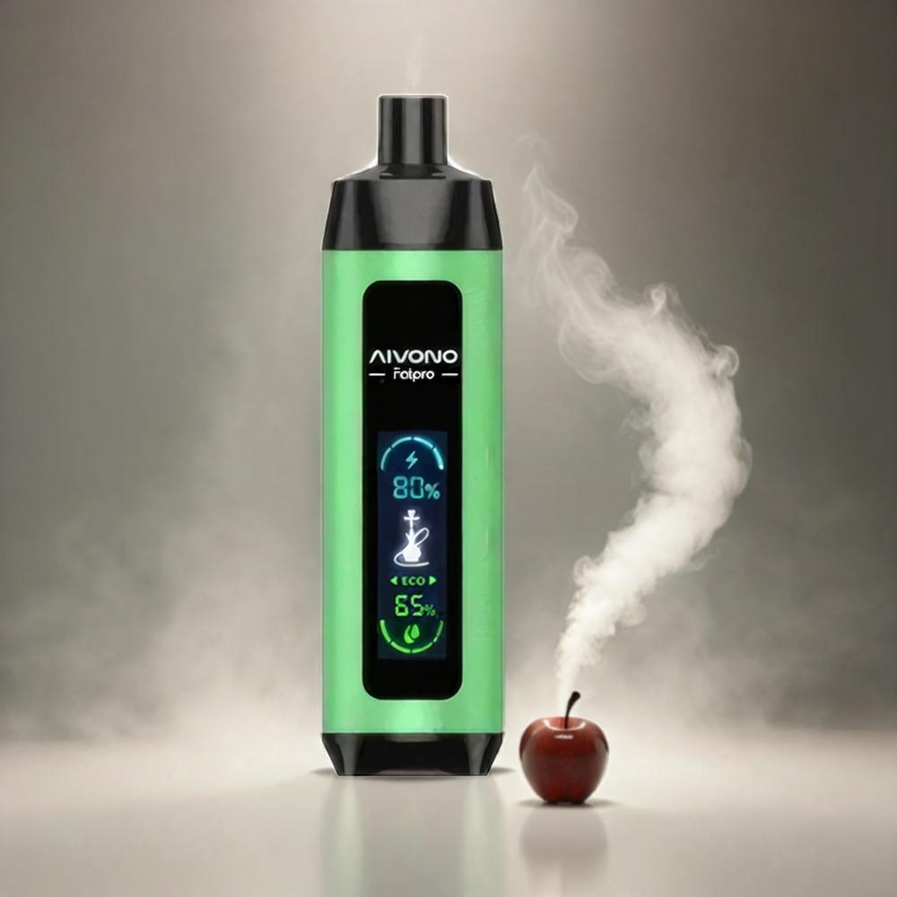 Aivono Aim Fatpro 22000 Puffs Italia Ingrosso – Due Mele, 0%-5% Nicotina, 28ml E-liquid, 10 Gusti, 600mAh, 0.6ohm Mesh Coil, Modalità Eco/Boost