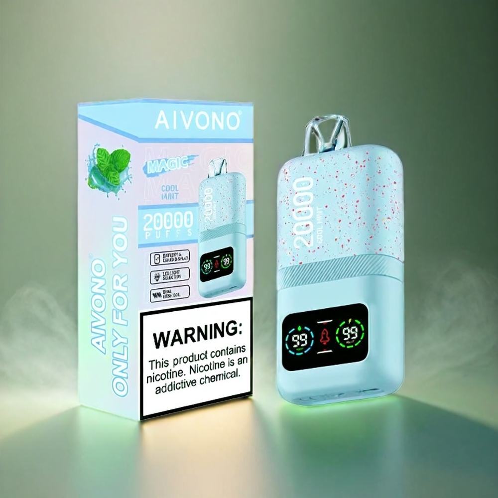 Aivono Aim Magic 20000 Puffs Italia Ingrosso E-liquido 26ml Cool Menta