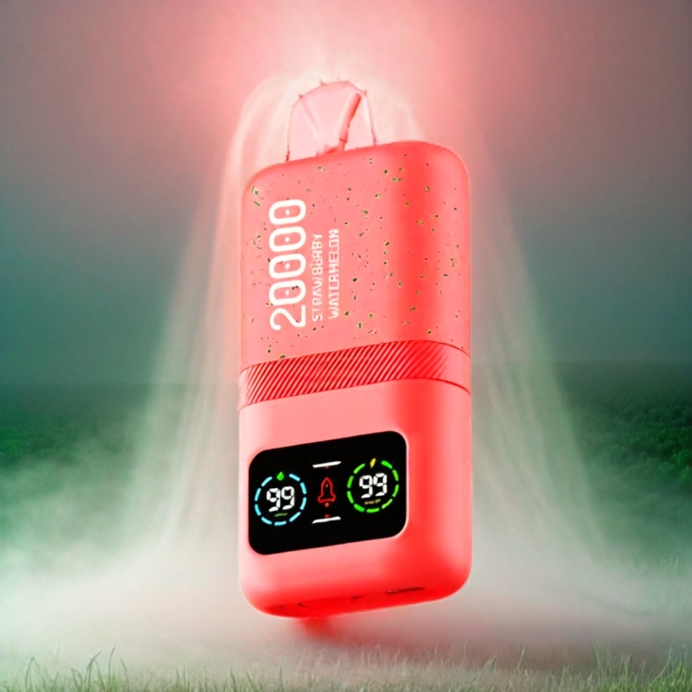 Aivono Aim Magic Italia Ingrosso 20000 Puffs Fragola Anguria 0% 5% Nic 26ml Dual Mesh LCD