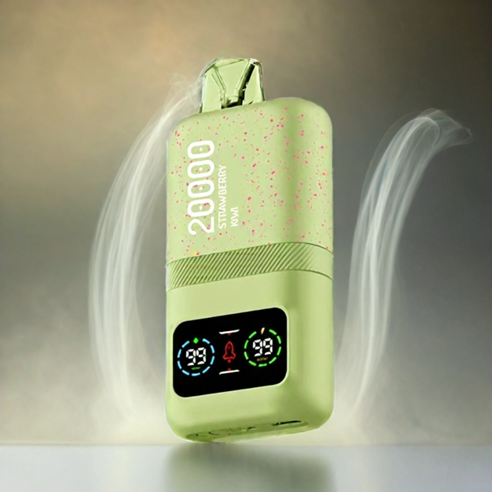 Italia Ingrosso Aivono Aim Magic 20000 Puffs Vape Fragola Kiwi con 26ml E-liquid, Bobina a doppia maglias, LCD Display