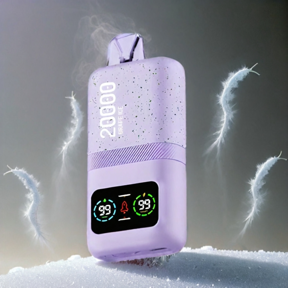 Italia Ingrosso Aivono Aim Magic 20000 Puffs Vape Ghiaccio d'Uva con Display LCD e Batteria 600mAh