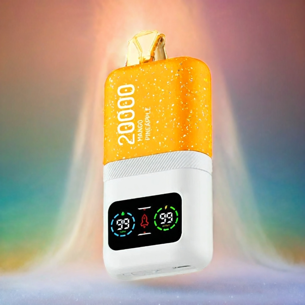 Italia Ingrosso Aivono Aim Magic 20000 Puffs Vape Mango Ananas con Display LCD, Bobina a doppia maglias, Ricaricabile Type-C