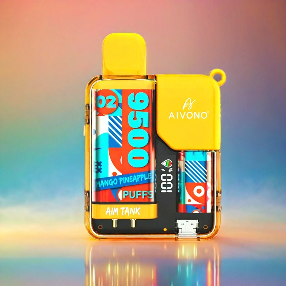 Italia Ingrosso Aivono Aim Tank 9500 Puffs Elettronico Mango Ananas con Schermo LCD e Batteria 650mAh