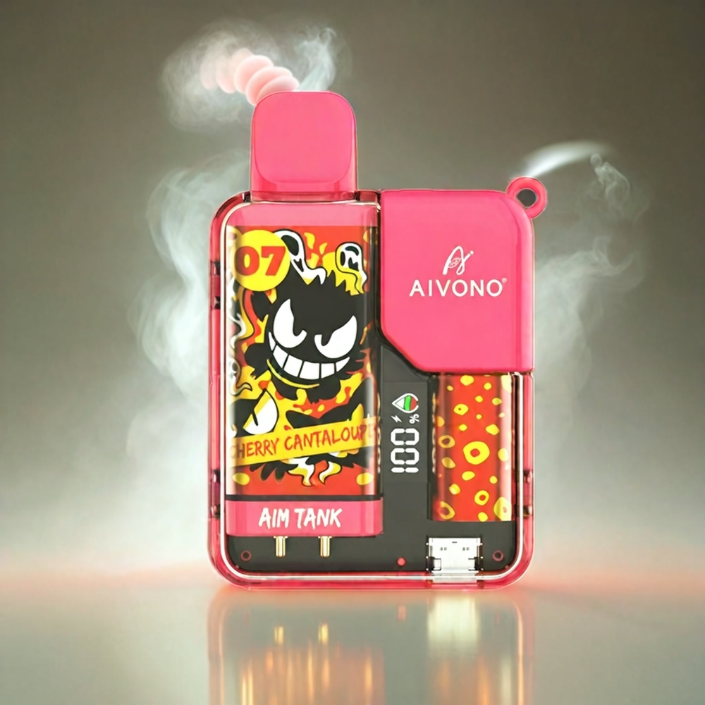 Italia Ingrosso Aivono Aim Tank 9500 Puffs Vape Ciliegia Melone - 18ml E-liquid, 650mAh, LCD