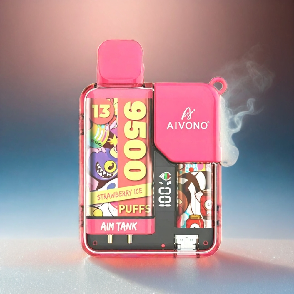Italia Ingrosso Aivono Aim Tank 9500 Puffs Vape Fragola Ghiaccio