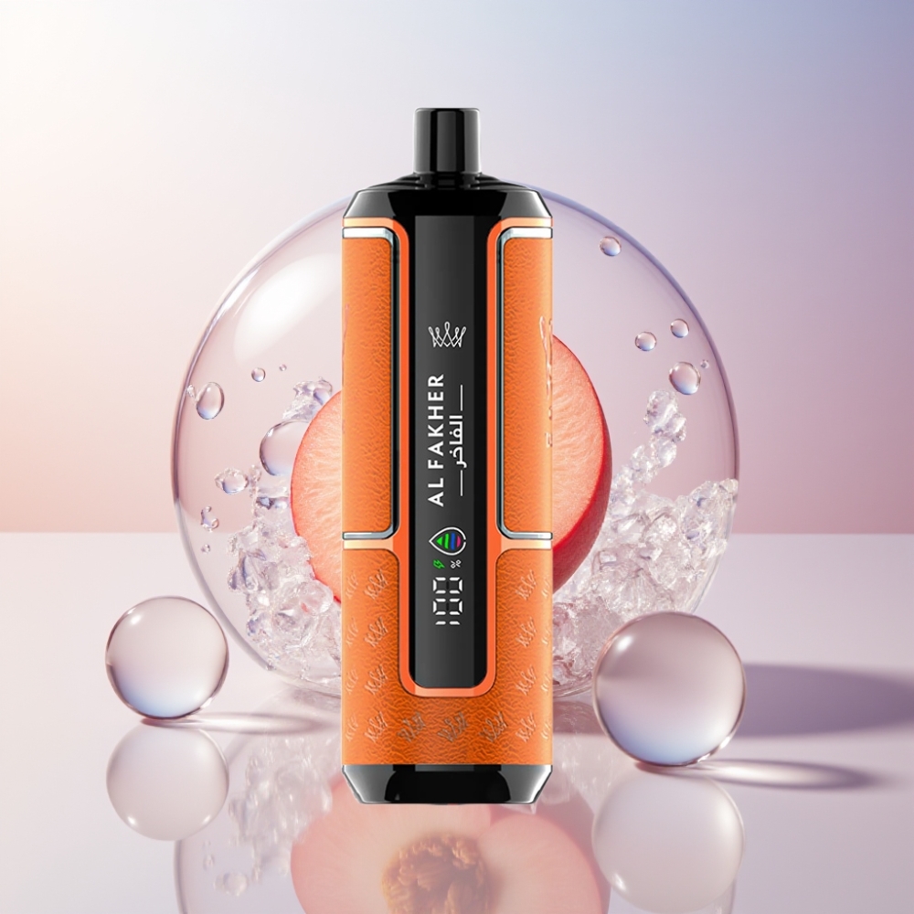Al Fakher Crown Bar 15K Hypermax Italia Ingrosso Disposable - Pesca Ghiaccio, 22ml, 15000 puff