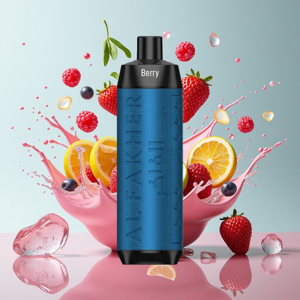 Al Fakher Crown Bar 8000 Crystal Italia Ingrosso Sigaretta elettronica usa e getta Frutti di Bosco Ghiaccio 18ml 8000 Puff