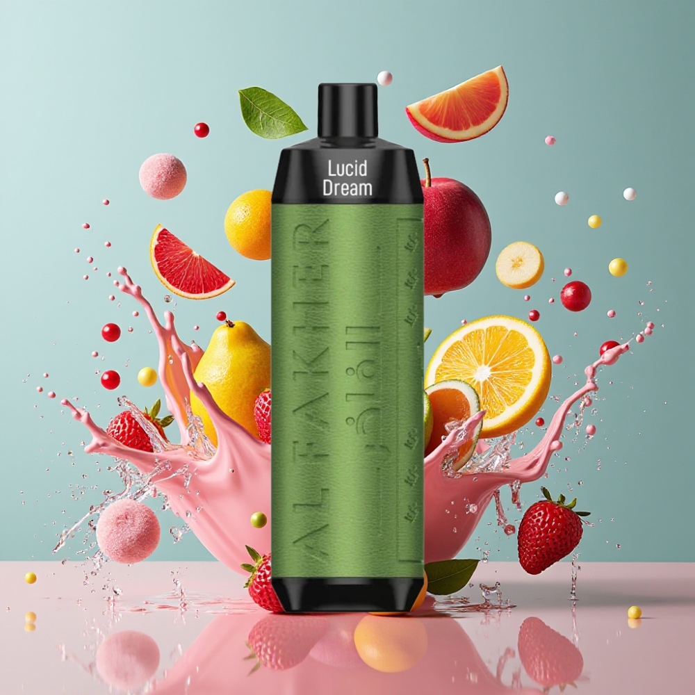 Al Fakher Crown Bar 8000 Crystal Sigaretta elettronica usa e getta Sogno Lucido Italia Ingrosso - 18ml, 5mg, 8000 Puff
