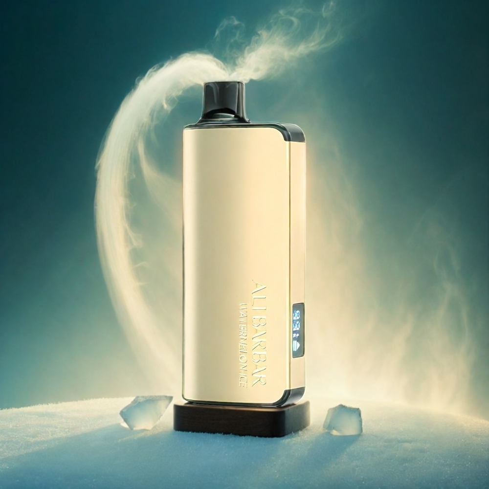 Italia Ingrosso Alibarbar Ingot 9000 Puffs Anguria Ghiacciato 22ml 2350mAh LED Display