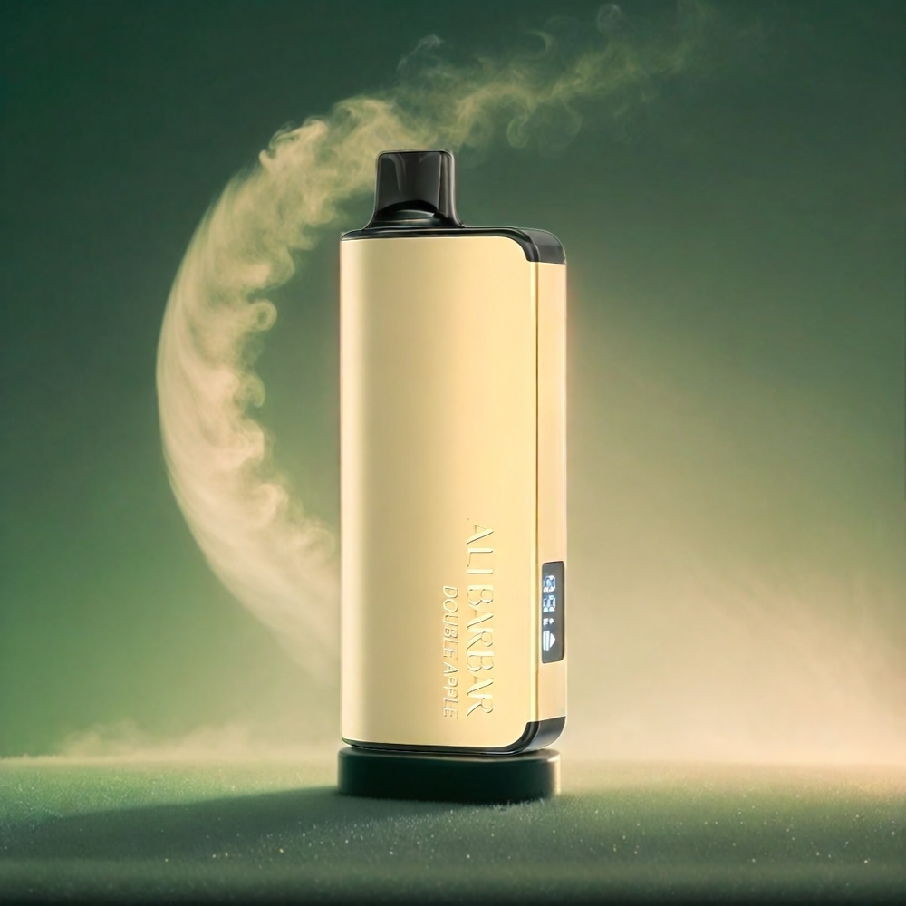 Italia Ingrosso Alibarbar Ingot 9000 Puffs Vape Doppia Mela con Display LED, 22ml E-liquid, 2350mAh, 1.2 Ohm