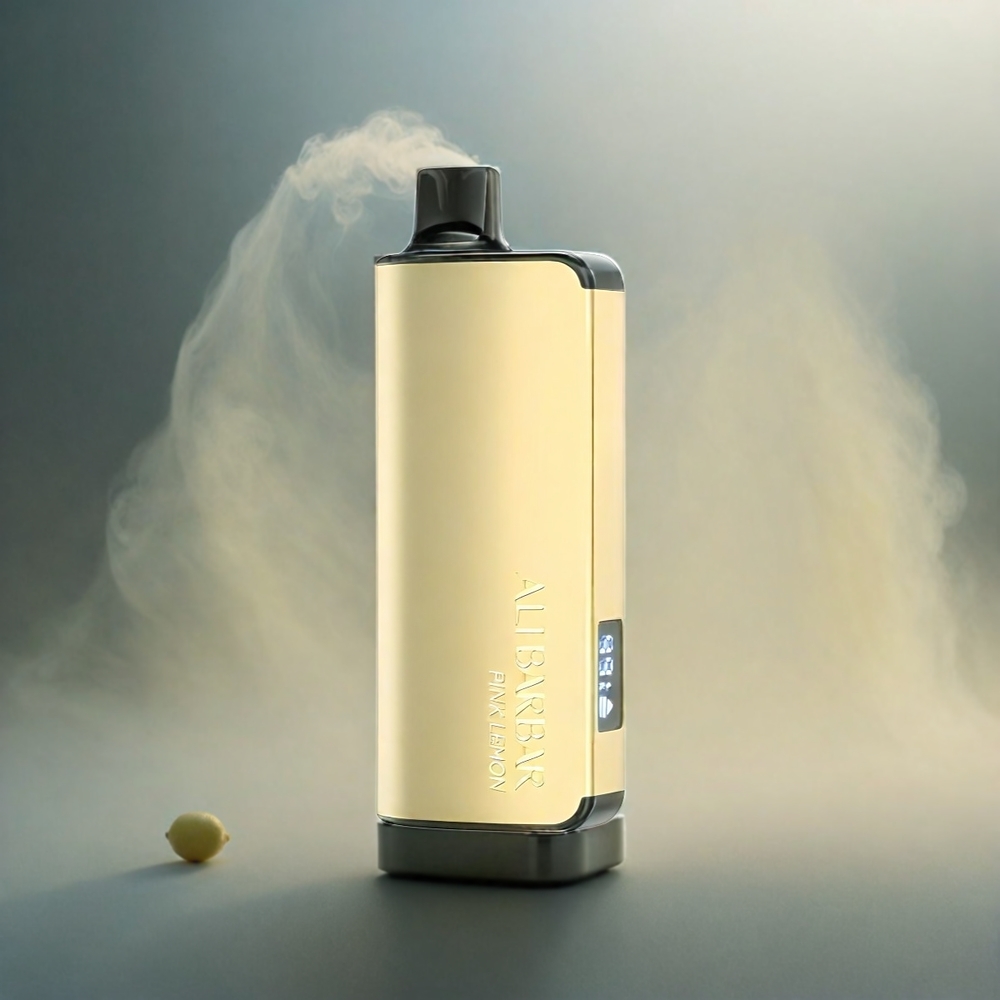 Italia Ingrosso Alibarbar Ingot 9000 Puffs Vape Limone Rosa con 22ml e 2350mah