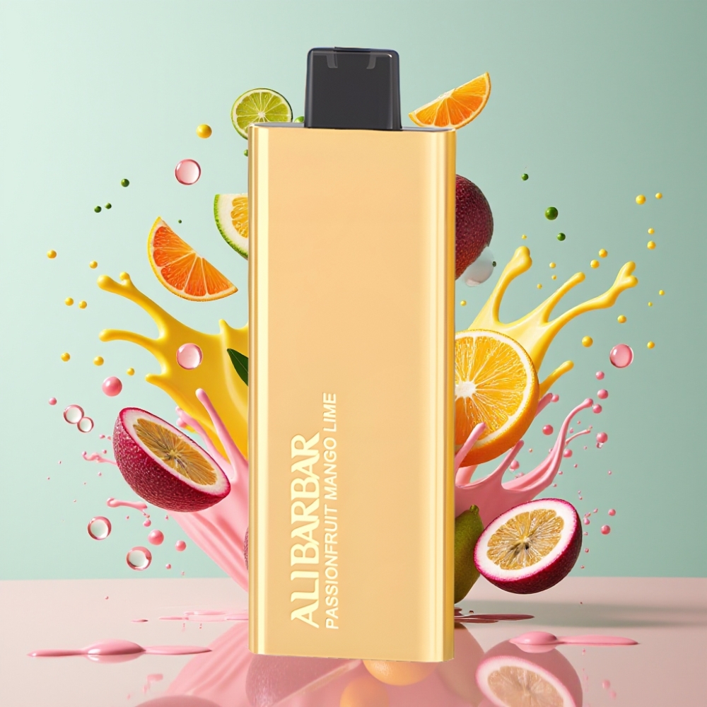 Alibarbar Pandora 7000 Puffs Sigaretta elettronica usa e getta Italia Ingrosso - 17ml, Maracuja Mango Lime, 1.0 Ohm, 18 Gusti