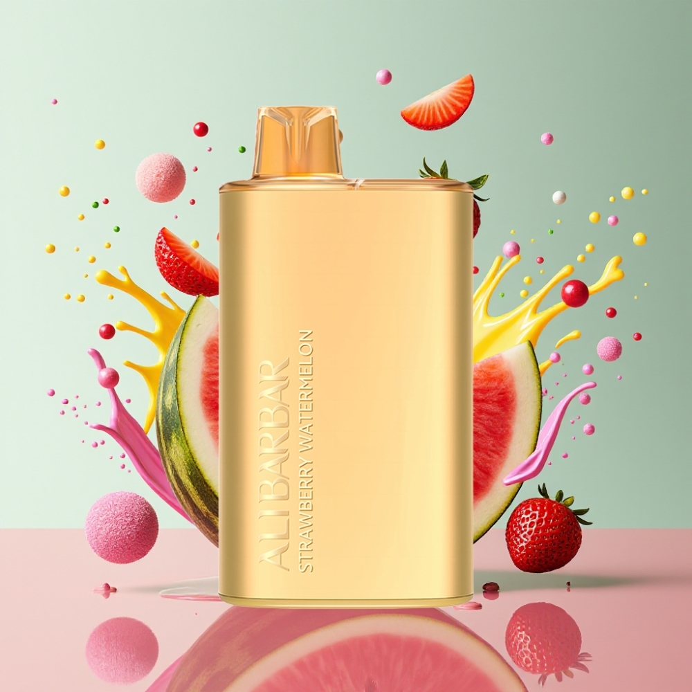 Alibarbar Rich 8000 Puff Italia Ingrosso Sigaretta elettronica usa e getta Fragola Anguria 20ml 8000 Puff