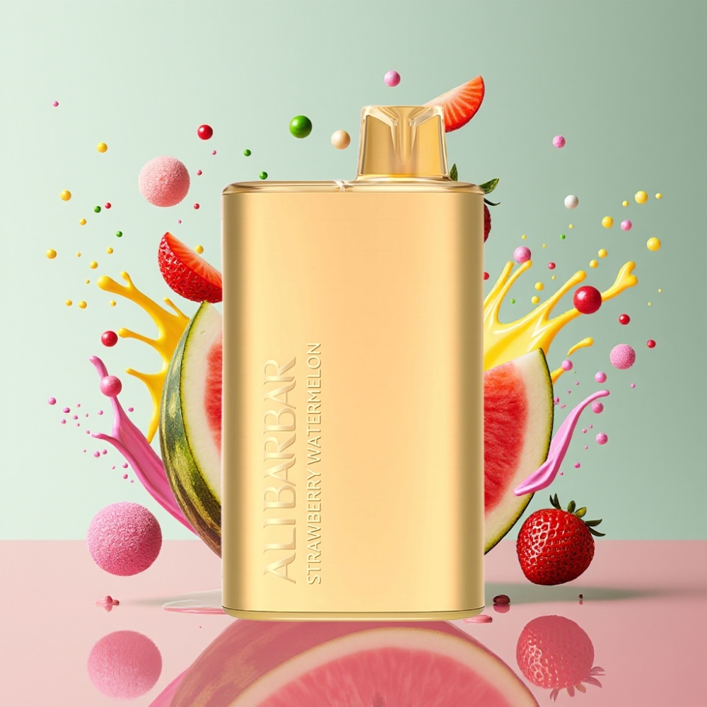 Alibarbar Rich 8000 Puff Italia Ingrosso Sigaretta elettronica usa e getta Fragola Anguria 20ml 8000 Puff