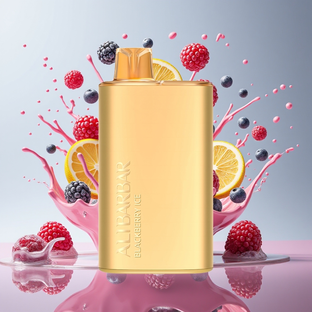 Alibarbar Rich 8000 Puff Italia Ingrosso Sigaretta elettronica usa e getta Mirtillo Ghiaccio 20ml 8000 Puff