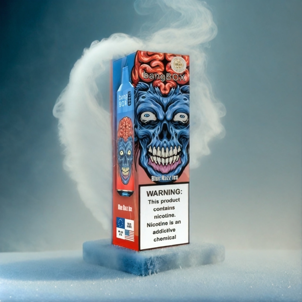 Bang Box 12000 Puffs Italia Ingrosso - Blue Razz Ice (23ML, 650mAh, TYPE-C) - 1 Box 10 Pezzi - Nic Salt 0%-5%