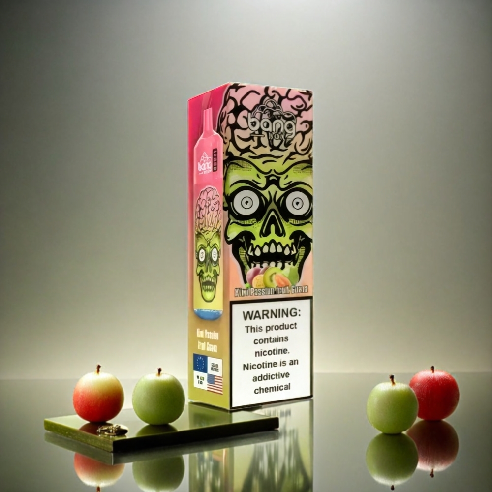 Bang Box 12000 Puffs Italia Ingrosso - Vape Kiwi Frutto della Passione Guava con 23ML Liquido, 650mAh Batteria, Tipo-C USB