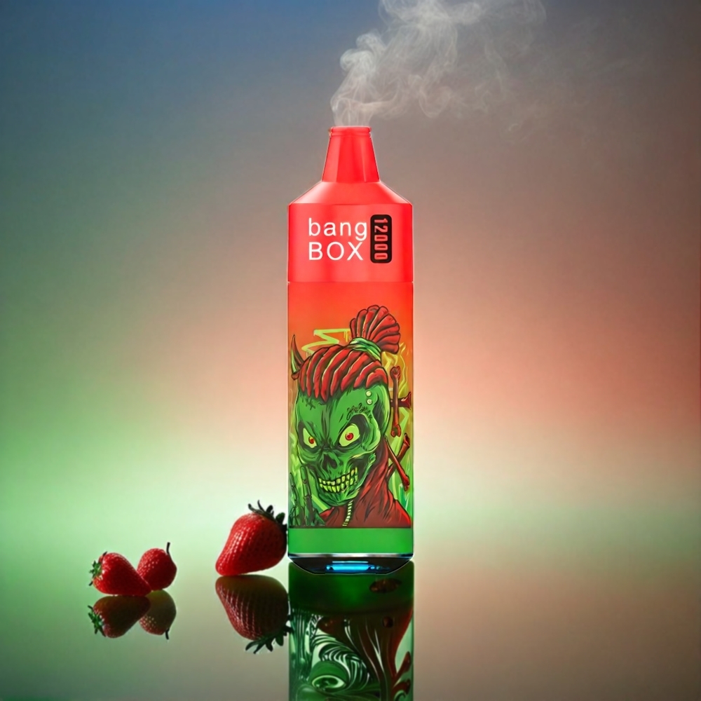 Italia Ingrosso Bang Box 12000 Puffs Anguria alla Fragola con Batteria 650mAh e USB Tipo-C - 23ML Liquido - PC Materiale - 1 Confezione 10 Pezzi - Opzione Salt Nic 0%-2%-3%-5%