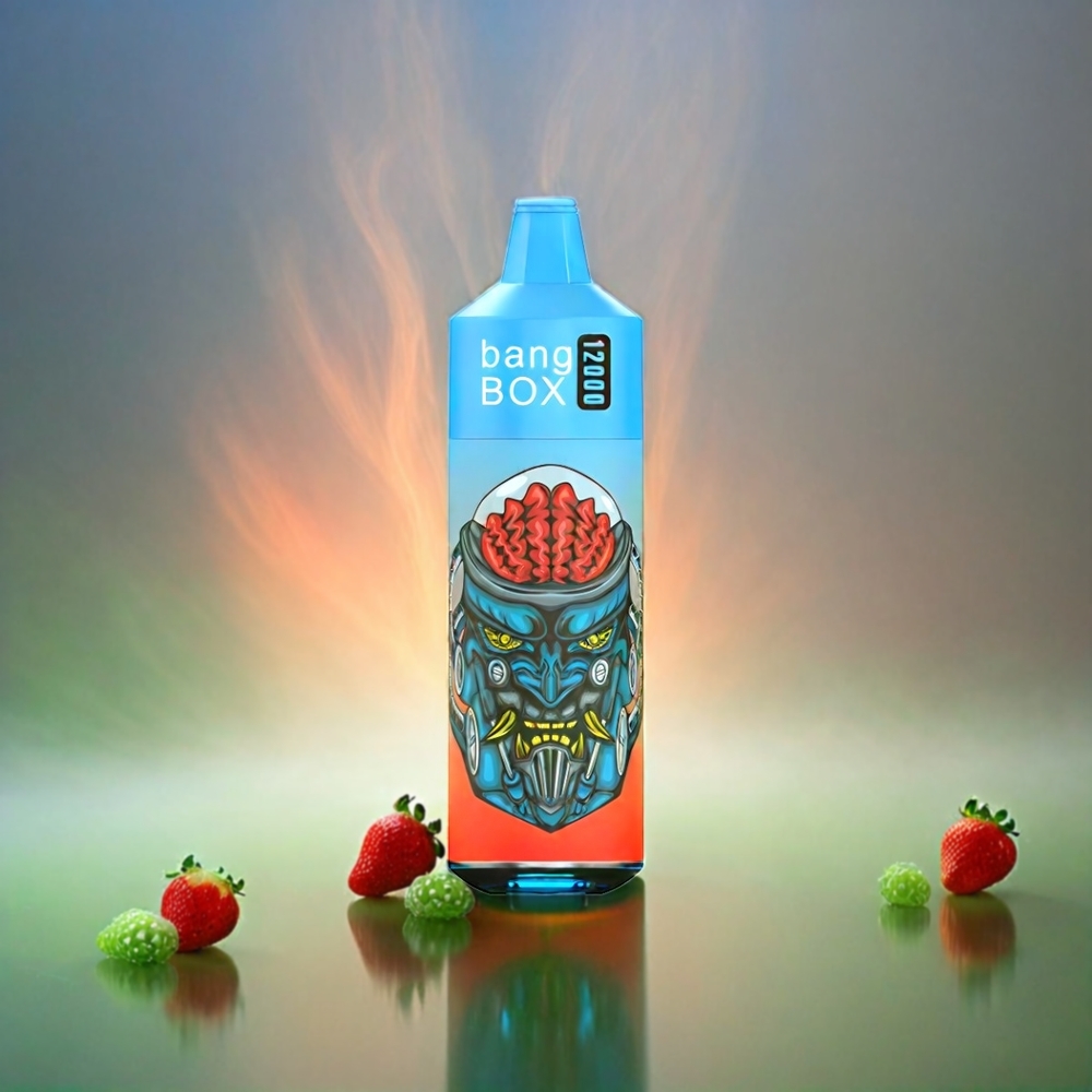 Italia Ingrosso Bang Box 12000 Puffs Fragola Kiwi Vapo con 23ML Liquido, 650mAh Batteria, USB TYPE-C, PC Materiale, 1 confezione da 10 pezzi, Opzioni Salt Nic 0%-5%