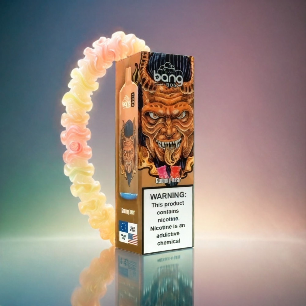 Italia Ingrosso Bang Box 12000 Puffs Gummy Bear con 23ML Liquido e Batteria 650mAh Tipo-C