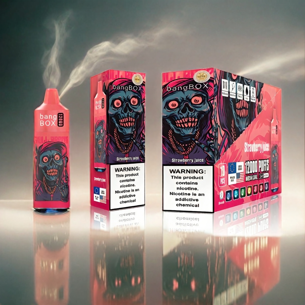 Italia Ingrosso Bang Box 12000 Puffs Liquido alla Fragola 23ML Batteria 650mAh TYPE-C