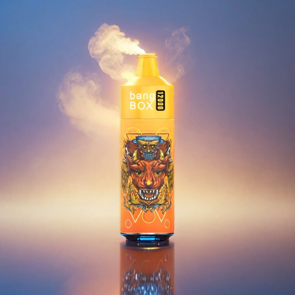Italia Ingrosso Bang Box 12000 Puffs Vape Aranciata con Batteria 650mAh e USB Type-C, 23ML Liquido, PC Materiale, Opzioni Nic Salt 0%-5%, Confezione da 10 Pezzi