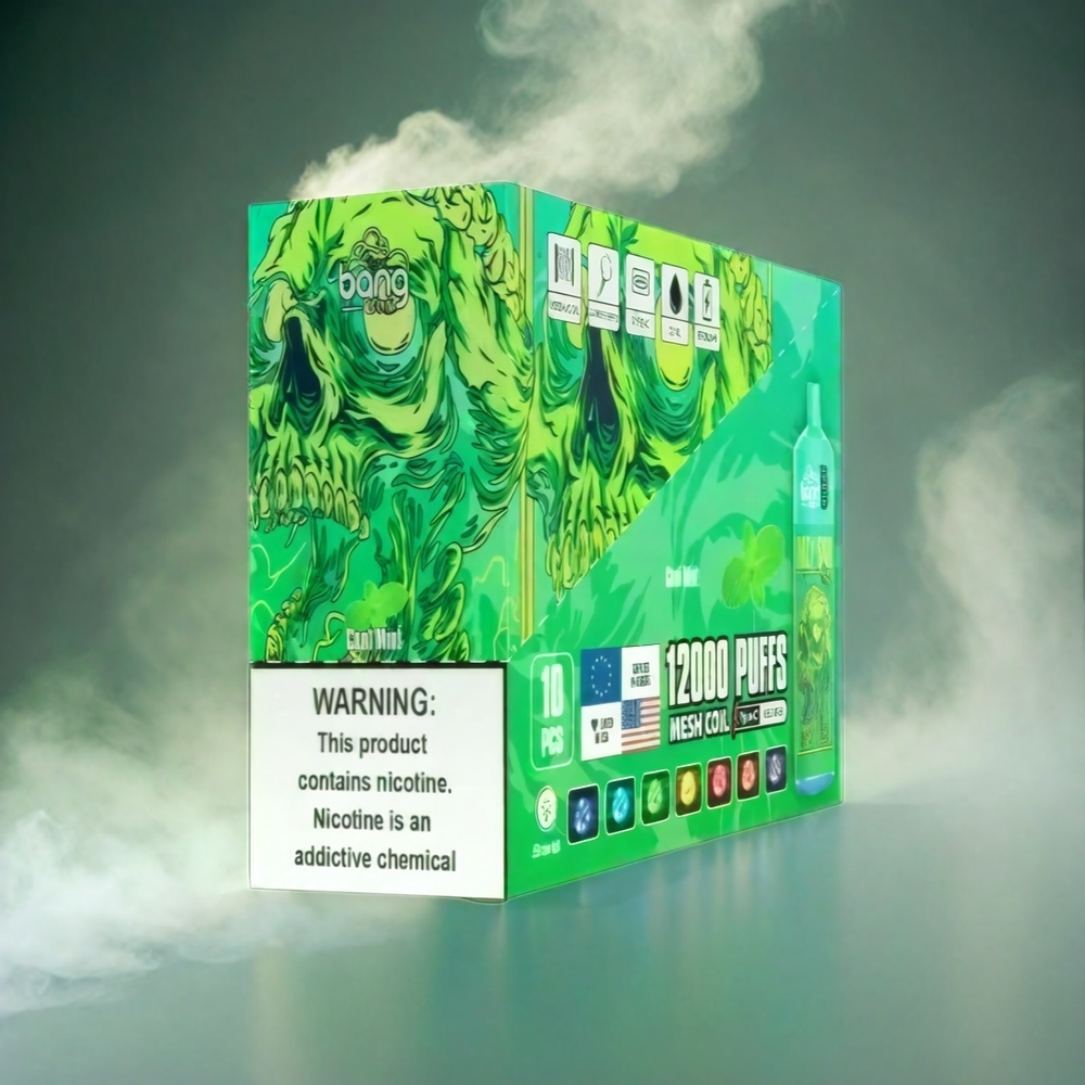 Italia Ingrosso Bang Box 12000 Puffs Vape Menta Fresca con Liquido 23ML e Batteria 650mAh