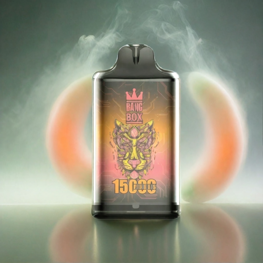 Bang Box 15000 Puffs Italia Ingrosso - Mango Pesca Anguria: 23ml E-liquid, 650mAh Batteria, 15000 Puffs, Tipo-C USB, Confezione da 10 pezzi.