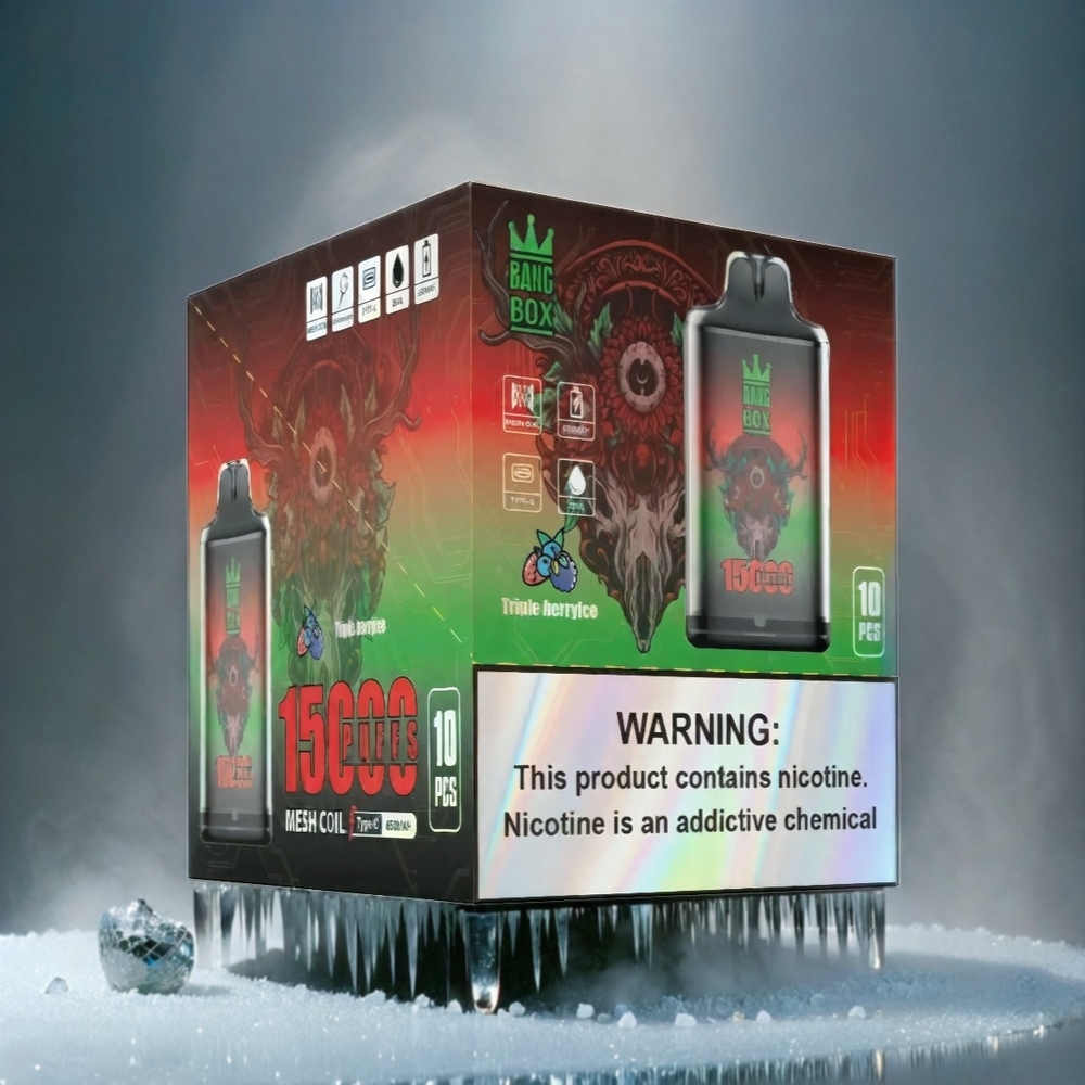Bang Box 15000 Puffs Italia Ingrosso - Triple Berry Ice (23ml E-liquid, 650mAh, 15000 Puffs)