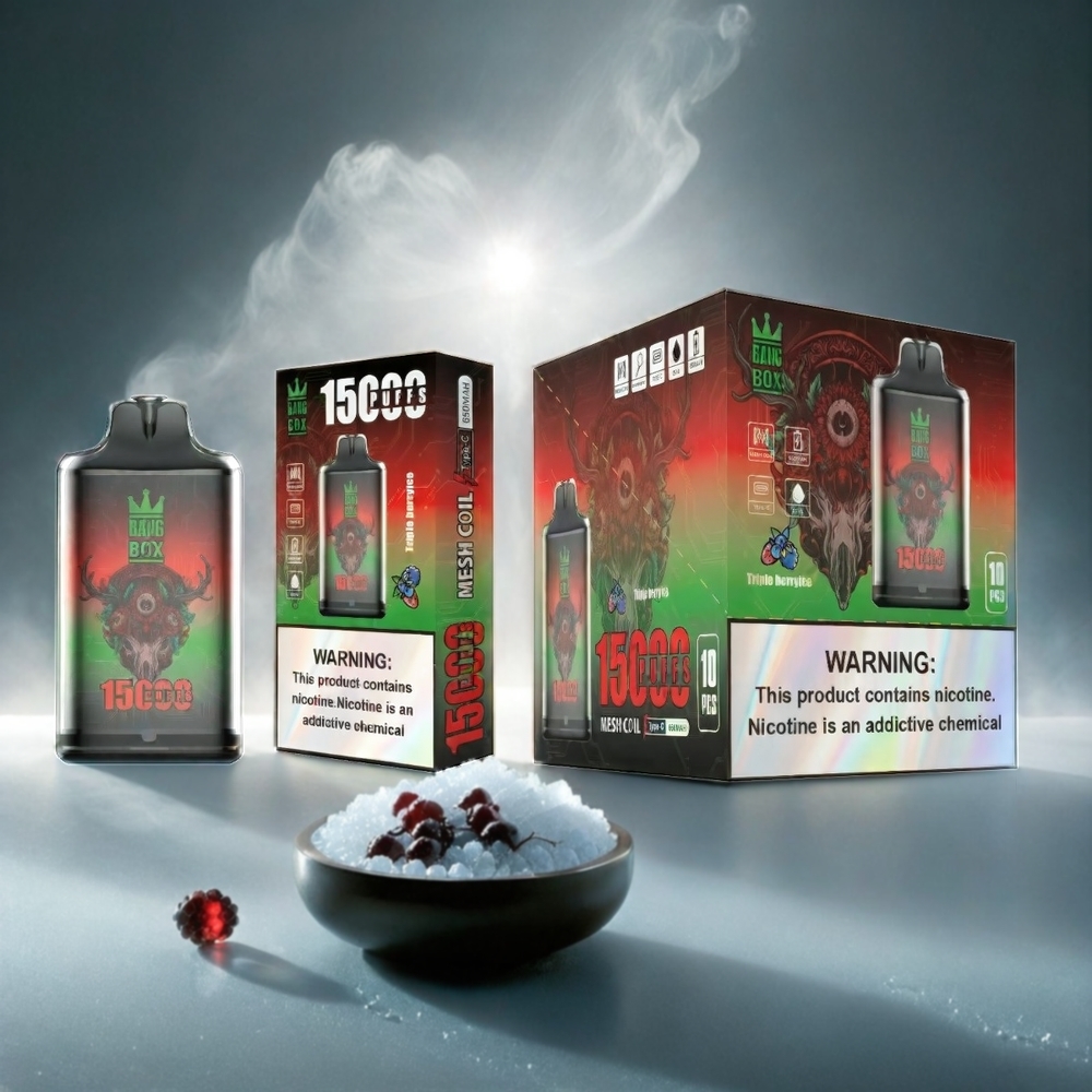 Bang Box 15000 Puffs Italia Ingrosso - Triple Berry Ice (23ml E-liquid, 650mAh, 15000 Puffs)