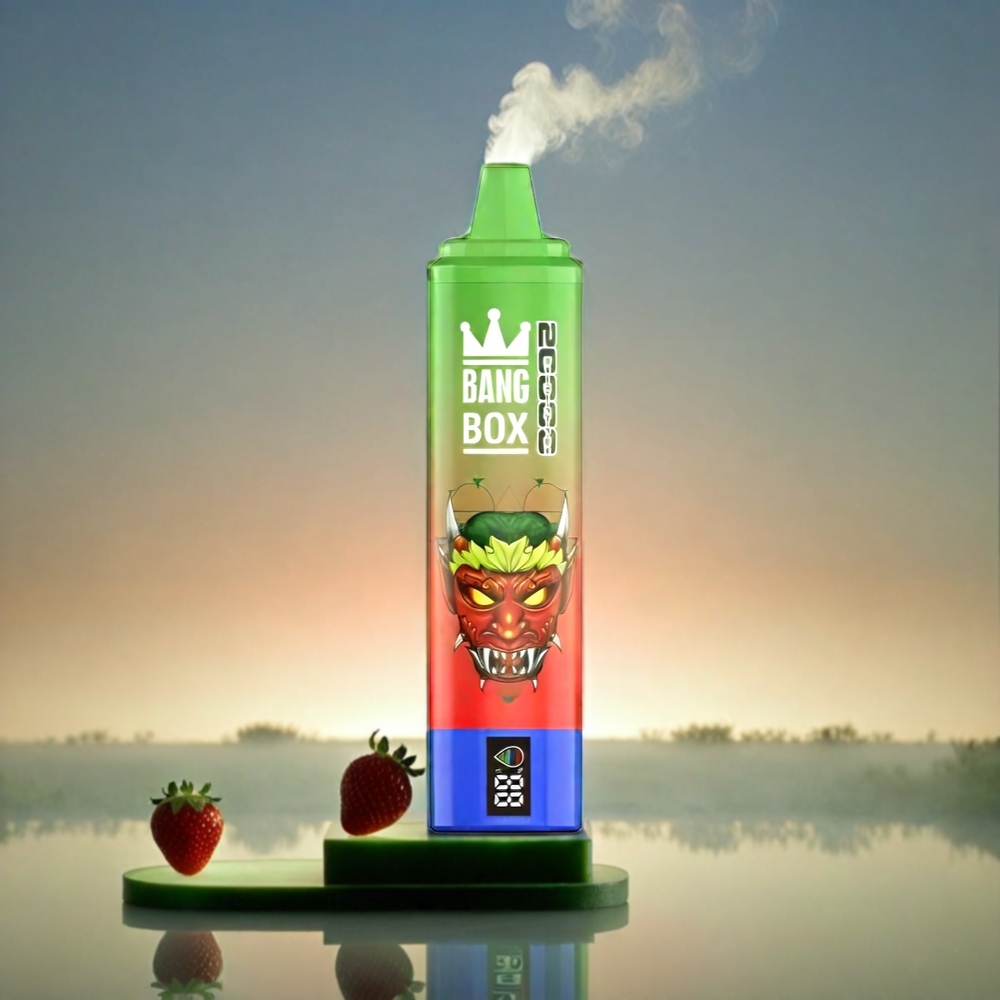 Bang Box 20000 Puffs Italia Ingrosso - Fragola Anguria (Strawberry Watermelon) con 0%-5% Nicotina, 35ml, 850mAh, Mesh Coil
