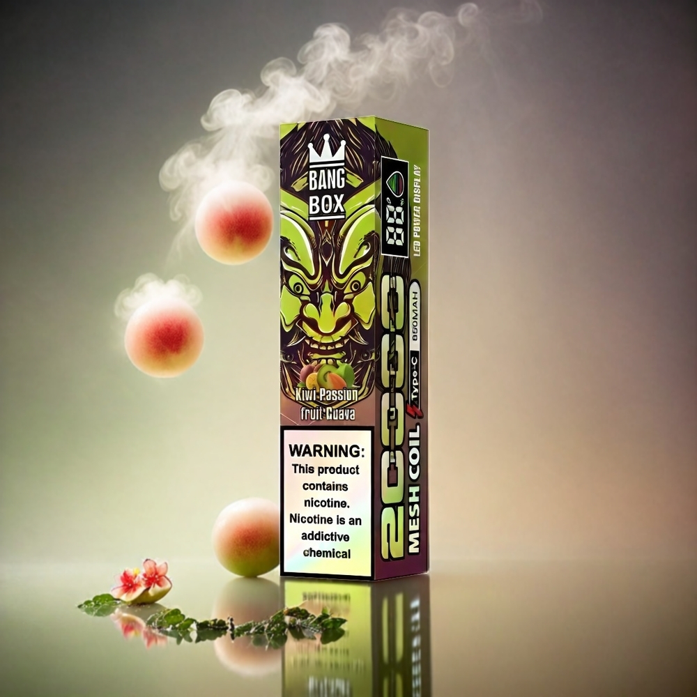 Bang Box 20000 Puffs Italia Ingrosso - Kiwi Frutto della Passione Guava - 0%/2%/3%/5% Nicotina, 35ml, 850mAh