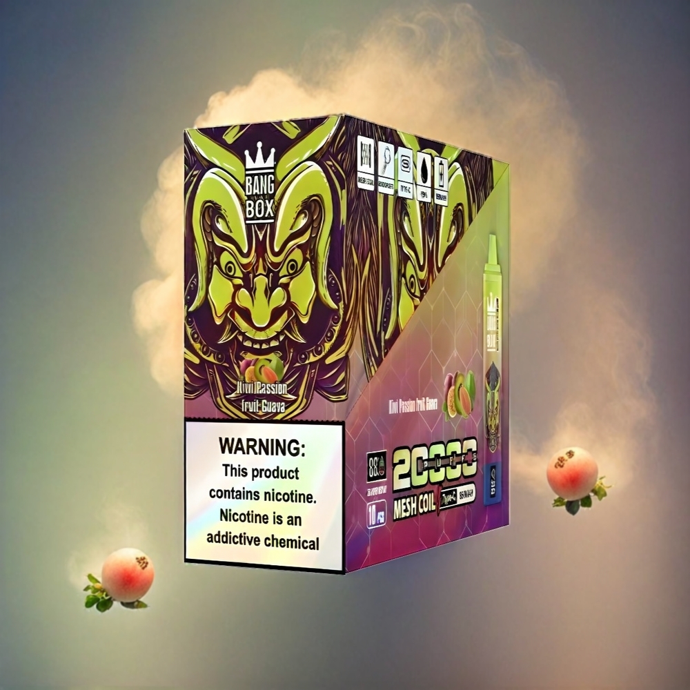 Bang Box 20000 Puffs Italia Ingrosso - Kiwi Frutto della Passione Guava - 0%/2%/3%/5% Nicotina, 35ml, 850mAh