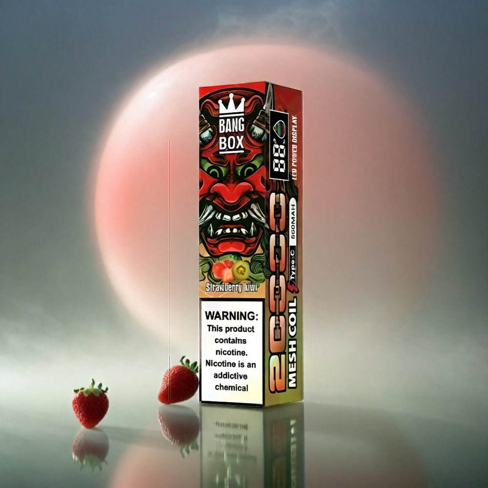 Italia Ingrosso Bang Box 20000 Puffs Fragola Kiwi 0%-5% Nicotina 35ml 850mAh Mesh Coil
