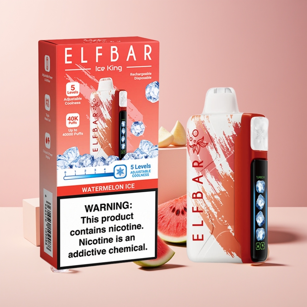 Elf Bar Ice King 40000 Puff Italia Ingrosso Disposable Vape Anguria Ghiacciata 20ml 5% Nic
