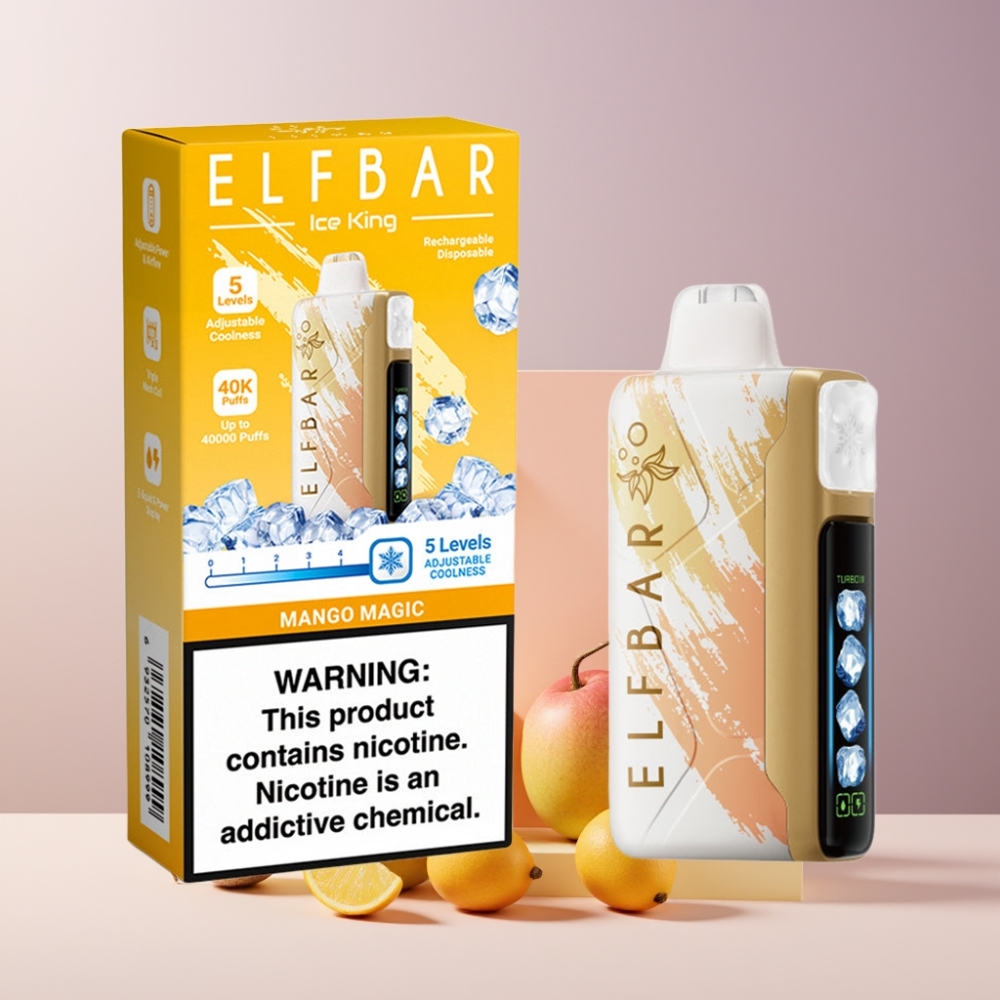 Elf Bar Ice King 40000 Puff Italia Ingrosso Disposable Vape Mango Magico 20ml 5% Nic
